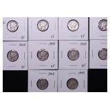 10 MERCURY DIMES 10 MERCURY DIMES