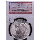 1924 NGC MS64 PEACE DOLLAR 1924 NGC MS64 PEACE DOLLAR