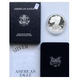 1999 PROOF SILVER EAGLE W BOX PAPERS 1999 PROOF SILVER EAGLE W BOX PAPERS