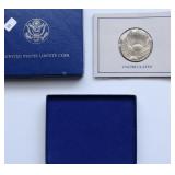 ELLIS ISLAND HALF DOLLAR W BOX PAPERS ELLIS ISLAND HALF DOLLAR W BOX PAPERS