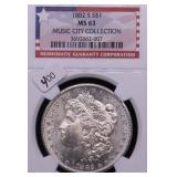 1882 S NGC MS63 MORGAN DOLLAR 1882 S NGC MS63 MORGAN DOLLAR