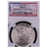 1922 NGC MS62 PEACE DOLLAR 1922 NGC MS62 PEACE DOLLAR
