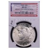 1922 NGC MS63 PEACE DOLLAR 1922 NGC MS63 PEACE DOLLAR