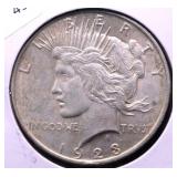 1923 PEACE DOLLAR AU 1923 PEACE DOLLAR AU