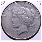 1927 S PEACE DOLLAR VF 1927 S PEACE DOLLAR VF