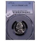 1971 S PCGS PF68DC NICKEL 1971 S PCGS PF68DC NICKEL