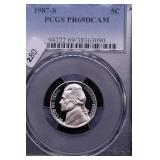 1987 S PCGS PF69DC NICKEL 1987 S PCGS PF69DC NICKEL