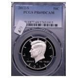 2012 S PCGS PF69DC HALF DOLLAR 2012 S PCGS PF69DC HALF DOLLAR