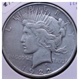 1922 D PEACE DOLLAR VF 1922 D PEACE DOLLAR VF