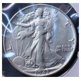 1943 WALKING HALF DOLLAR XF 1943 WALKING HALF DOLLAR XF