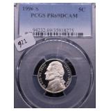 1996 S PCGS PF69DC NICKEL 1996 S PCGS PF69DC NICKEL
