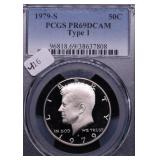 1979 S PCGS PF69DC HALF DOLLAR 1979 S PCGS PF69DC HALF DOLLAR