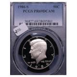 1986 S PCGS PF69DC HALF DOLLAR 1986 S PCGS PF69DC HALF DOLLAR