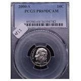 2000 S PCGS PF69DC DIME 2000 S PCGS PF69DC DIME