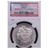 1878 S NGC MS62 MORGAN DOLLAR 1878 S NGC MS62 MORGAN DOLLAR