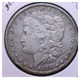 1888 O MORGAN DOLLAR F 1888 O MORGAN DOLLAR F