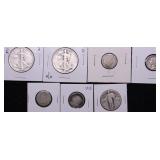 7 SILVER COINS 7 SILVER COINS