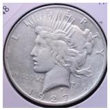 1927 D PEACE DOLLAR CULL 1927 D PEACE DOLLAR CULL