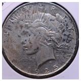 1925 PEACE DOLLAR VG 1925 PEACE DOLLAR VG