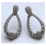 STERLING SILVER DROP EAR RINGS STERLING SILVER DROP EAR RINGS