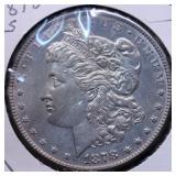 1878 S MORGAN DOLLAR AU 1878 S MORGAN DOLLAR AU