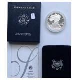 2004 PROOF SILVER EAGLE W BOX PAPERS 2004 PROOF SILVER EAGLE W BOX PAPERS