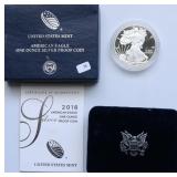 2018 PROOF SILVER EAGLE W BOX PAPERS 2018 PROOF SILVER EAGLE W BOX PAPERS