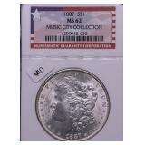 1887 NGC MS62 MORGAN DOLLAR 1887 NGC MS62 MORGAN DOLLAR