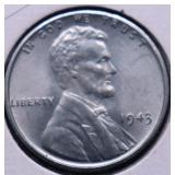 1943 LINCOLN CENT CH BU 1943 LINCOLN CENT CH BU