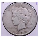1935 S PEACE DOLLAR VG 1935 S PEACE DOLLAR VG