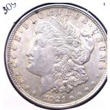 1921 MORGAN DOLLAR AU 1921 MORGAN DOLLAR AU