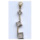 10K GOLD DIAMOND PAST/PRESENT/FUTURE 10K GOLD DIAMOND PAST/PRESENT/FUTURE