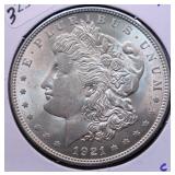 1921 MORGAN DOLLAR CHOICE BU 1921 MORGAN DOLLAR CHOICE BU