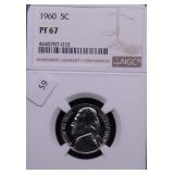 1960 NGC PF67 NICKEL 1960 NGC PF67 NICKEL