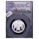 2020 S PCGS PF70DC SILVER QUARTER 2020 S PCGS PF70DC SILVER QUARTER
