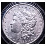 1885 O MORGAN DOLLAR AU 1885 O MORGAN DOLLAR AU