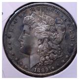 1889 MORGAN DOLLAR AU 1889 MORGAN DOLLAR AU