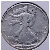 1929 D WALKING HALF DOLLAR VF 1929 D WALKING HALF DOLLAR VF