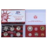 2003 SILVER PROOF SET 2003 SILVER PROOF SET
