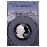 2013 S PCGS PF69DC NICKEL 2013 S PCGS PF69DC NICKEL