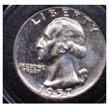 1957 PROOF QUARTER 1957 PROOF QUARTER