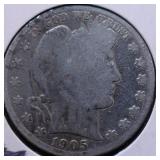 1905 S BARBER HALF DOLLAR 1905 S BARBER HALF DOLLAR