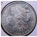 1921 MORGAN DOLLAR AU 1921 MORGAN DOLLAR AU