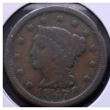 1847 LARGE CENT G 1847 LARGE CENT G