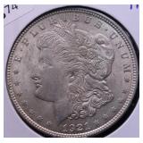 1921 MORGAN DOLLAR AU 1921 MORGAN DOLLAR AU