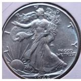 1942 WALKING HALF DOLLAR AU 1942 WALKING HALF DOLLAR AU