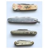 BAG OF 4 SMALL KNIVES BAG OF 4 SMALL KNIVES