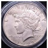 1922 PEACE DOLLAR XF 1922 PEACE DOLLAR XF