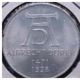 SILVER GERMAN 5 MARKS GEM SILVER GERMAN 5 MARKS GEM