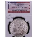 1921 NGC MS63 MORGAN DOLLAR 1921 NGC MS63 MORGAN DOLLAR